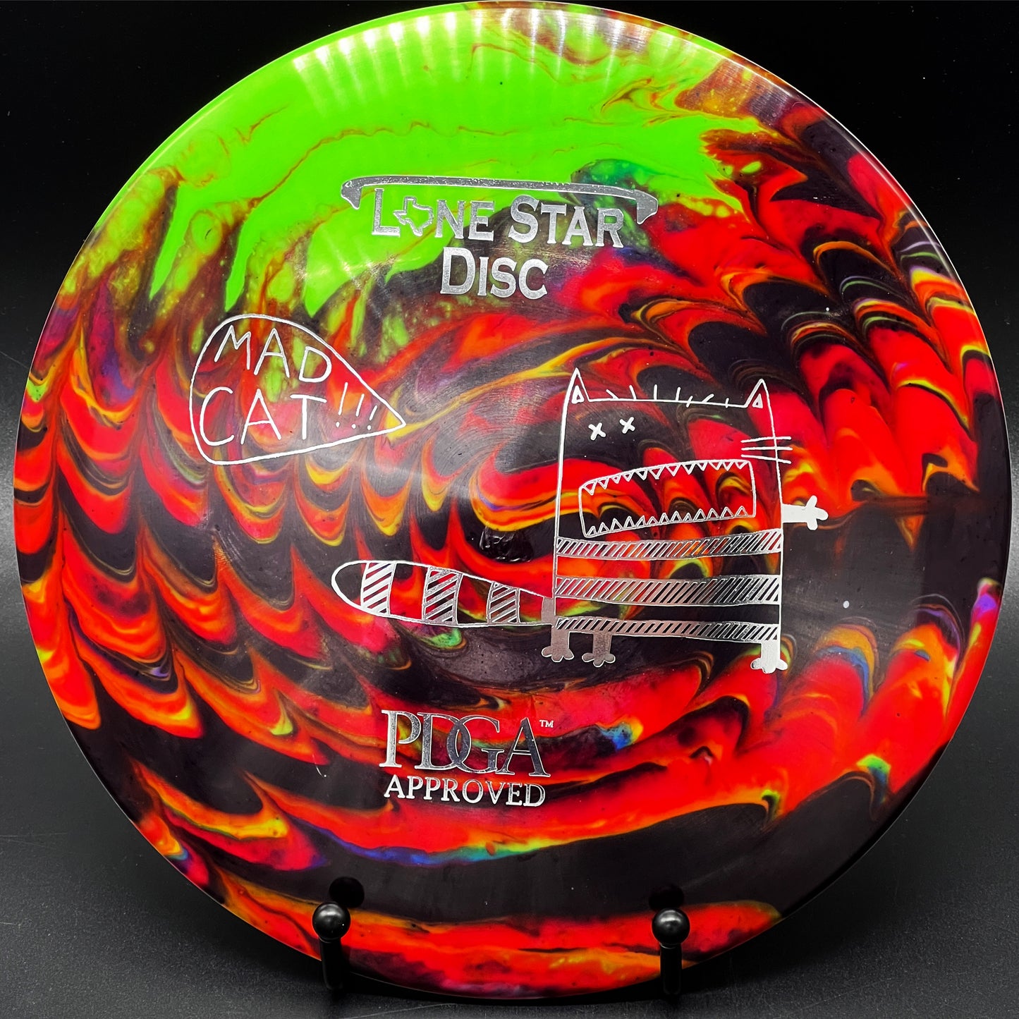 Dyed Lone Star Disc Mad Cat | Disc Golf Disc |