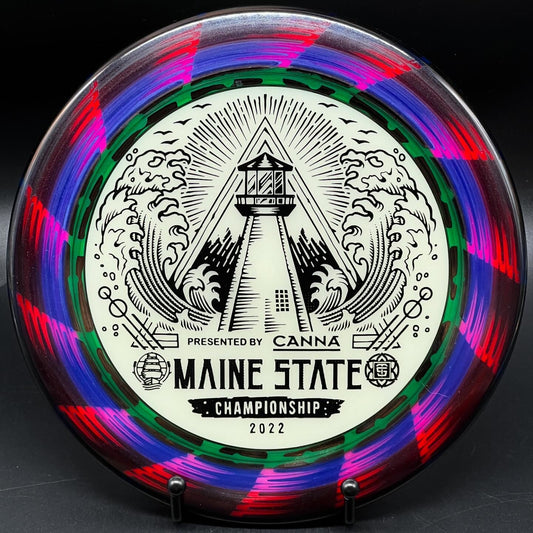 Custom Spin Dyed Glow Pathfinder | Disc Golf Disc | midrange