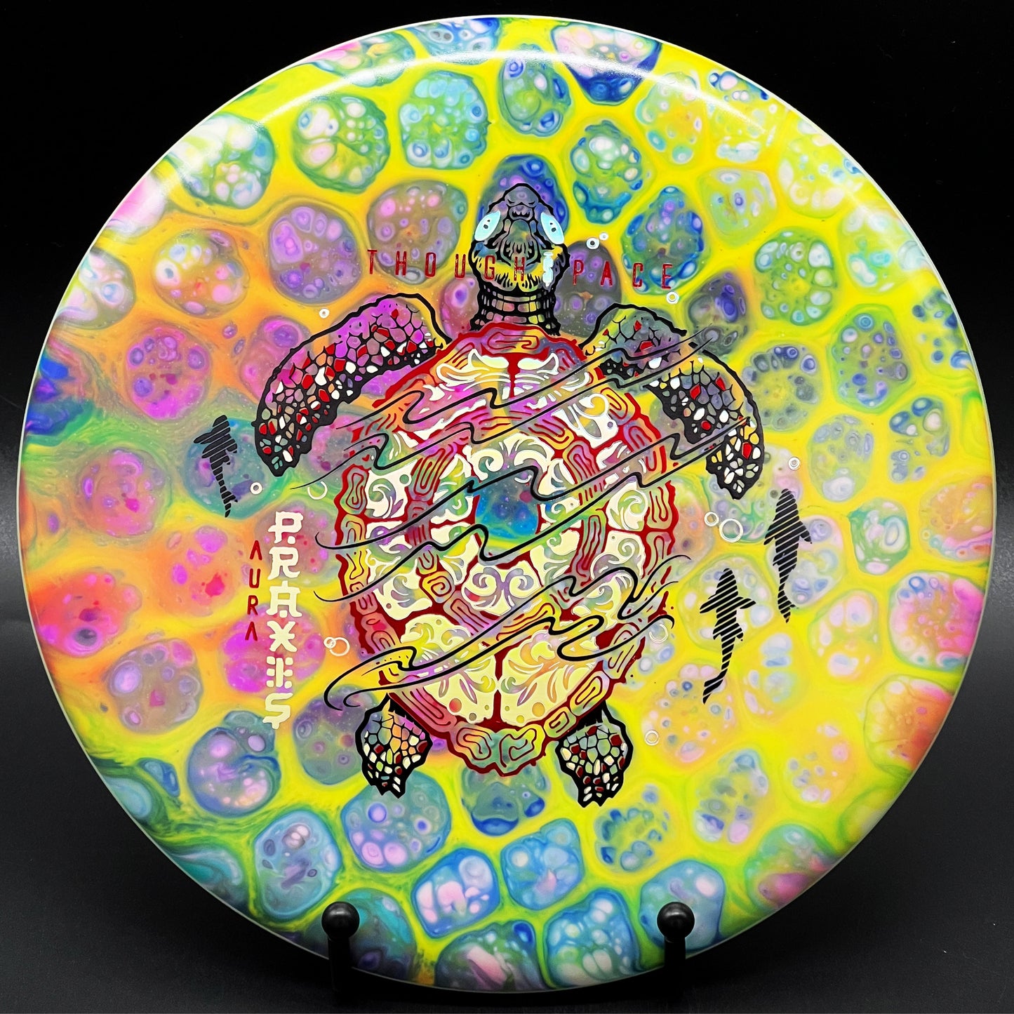 Dyed Thought Space Athletics Aura Praxis | Disc Golf Disc | Putter