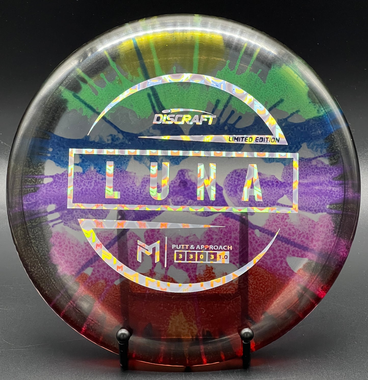 Limited Edition Fly Dye Luna | Disc Golf Disc | Putter